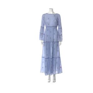 Nimo With Love Elegant Blue Maxi Dress